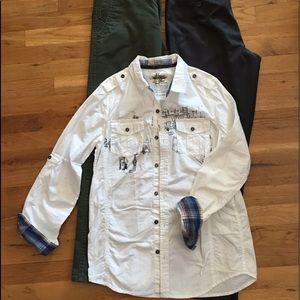 XL shirt and 2 pants 30x30 bundle deal.